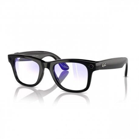 Смарт-окуляри Ray-Ban Смарт-окуляри Meta Wayfarer Shiny Black Frame Clear Lenses (RW4006 601/SB 50-22)
