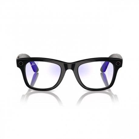 Смарт-окуляри Ray-Ban Смарт-окуляри Meta Wayfarer Shiny Black Frame Clear Lenses (RW4006 601/SB 50-22)  Фото №0