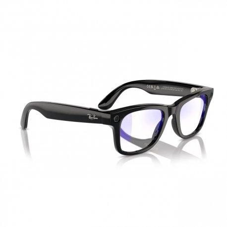Смарт-окуляри Ray-Ban Смарт-окуляри Meta Wayfarer Shiny Black Frame Clear Lenses (RW4006 601/SB 50-22)  Фото №1