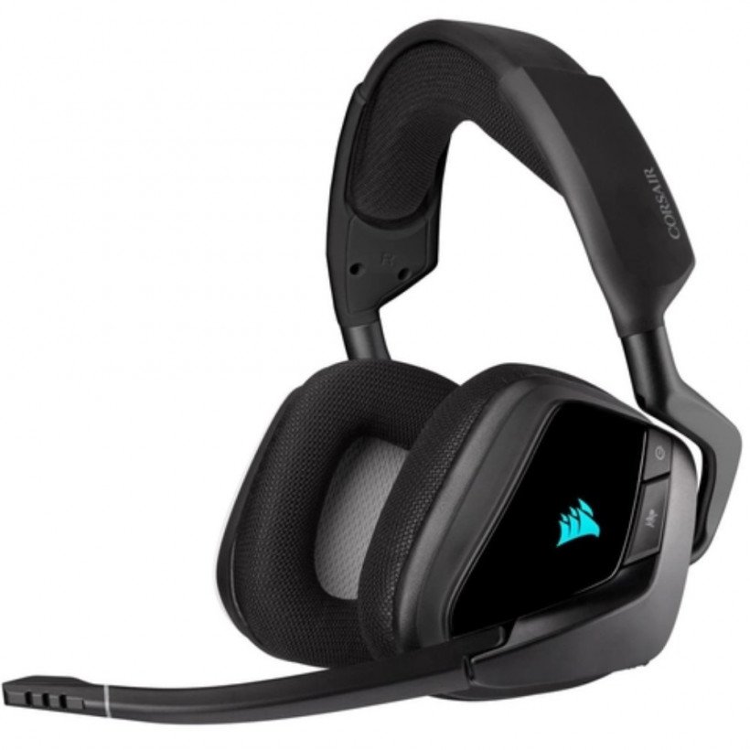 Навушники з мікрофоном Corsair Void RGB Elite Wireless Carbon (CA-9011201)  Фото №0