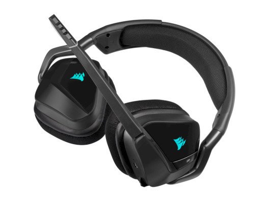 Навушники з мікрофоном Corsair Void RGB Elite Wireless Carbon (CA-9011201)  Фото №13