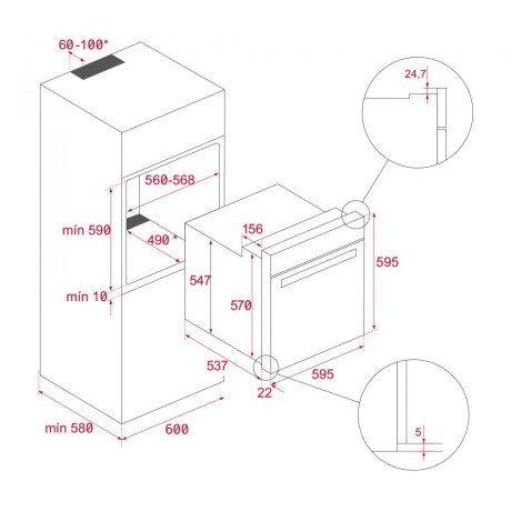 Духовой шкаф электрический Teka HLB 8600  Фото №0