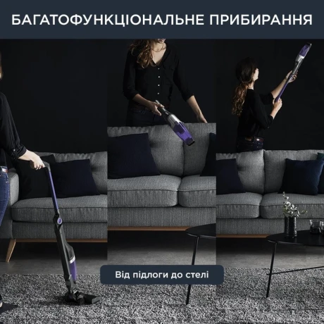 Вертикальный + ручной пылесос (2в1) Rowenta X-Trem Compact RH1238WO  Фото №5