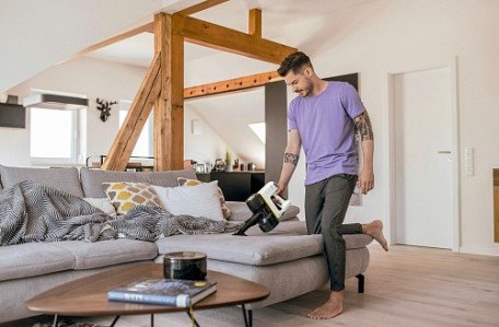Вертикальний + ручний пилосос (2в1) Karcher VC 4 Cordless Premium myHome (1.198-640.0)  Фото №9