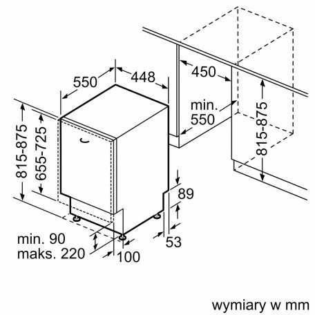 Вбудована посудомийна машина Bosch SPV4XMX16E  Фото №6