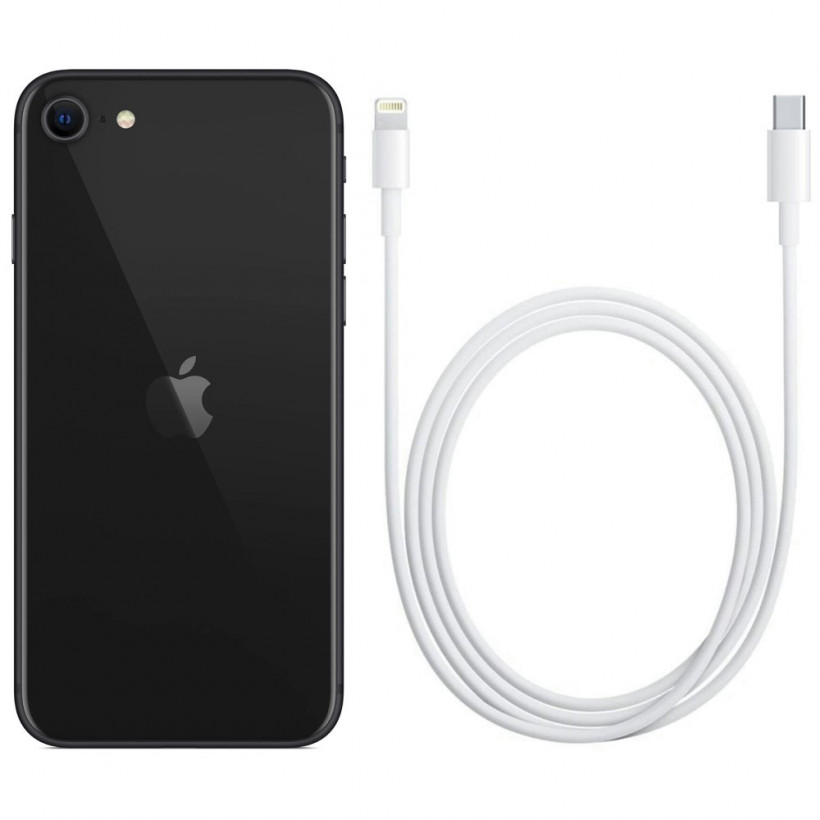 Смартфон Apple iPhone SE 2020 64GB Slim Box Black (MHGP3)  Фото №2