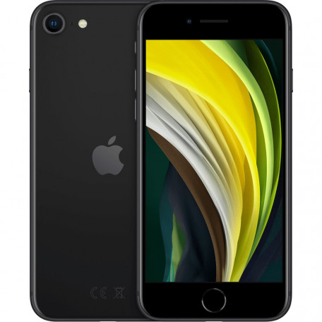 Смартфон Apple iPhone SE 2020 64GB Slim Box Black (MHGP3)  Фото №1