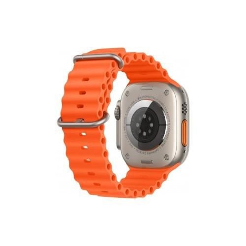 Смарт-часы Apple Watch Ultra 2 GPS + Cellular 49mm Titanium Case with Orange Ocean Band (MREH3)  Фото №1