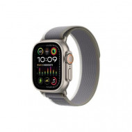 Смарт-часы Apple Watch Ultra 2 GPS + Cellular 49mm Titanium Case with Green/Gray Trail Loop - S/M (MRF33)