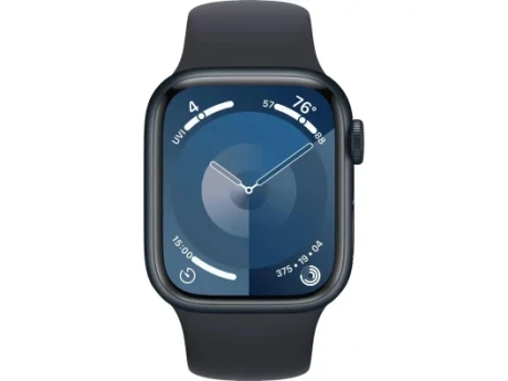 Смарт-годинник Apple Watch Series 9 GPS + Cellular 45mm Midnight Aluminum Case w. Midnight Sport Band - S/M (MRMC3)  Фото №3