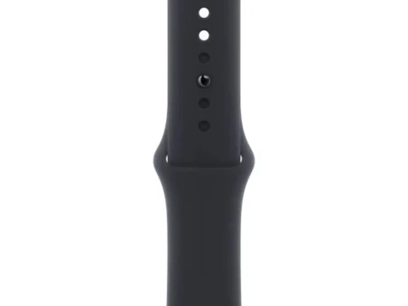 Смарт-годинник Apple Watch Series 9 GPS + Cellular 45mm Midnight Aluminum Case w. Midnight Sport Band - S/M (MRMC3)  Фото №4