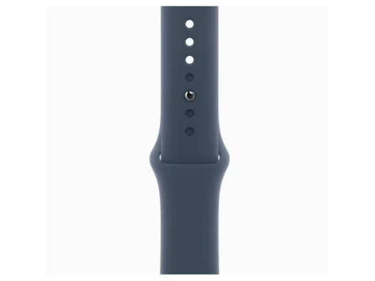 Смарт-часы Apple Watch Series 9 GPS + Cellular 45mm Silver Alu. Case w. Storm Blue S. Band - M/L (MRMH3)  Фото №4