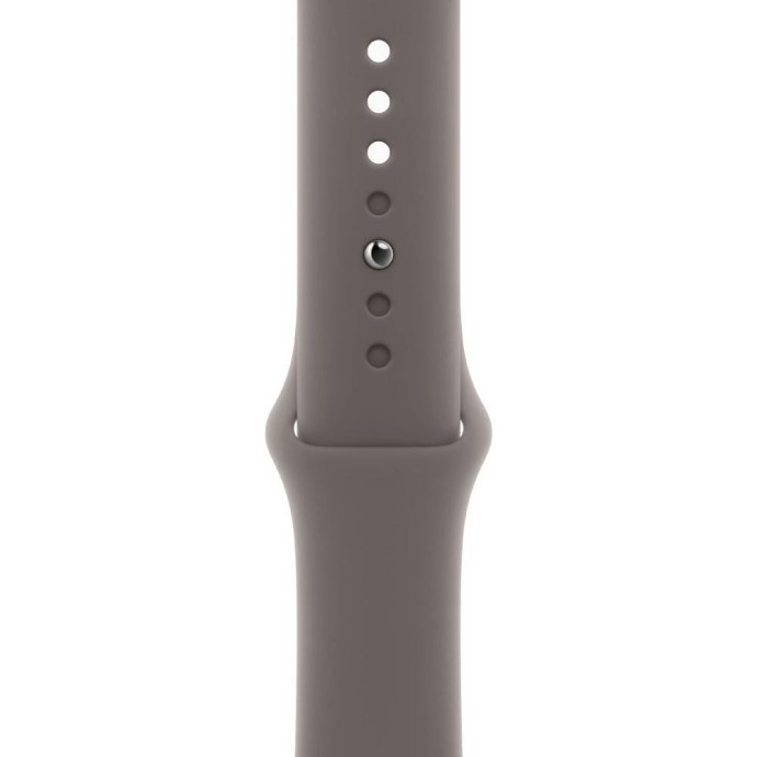 Смарт-часы Apple Watch Series 9 GPS + Cellular 45mm Gold S. Steel Case w. Clay Sport Band - S/M (MRMR3)  Фото №1