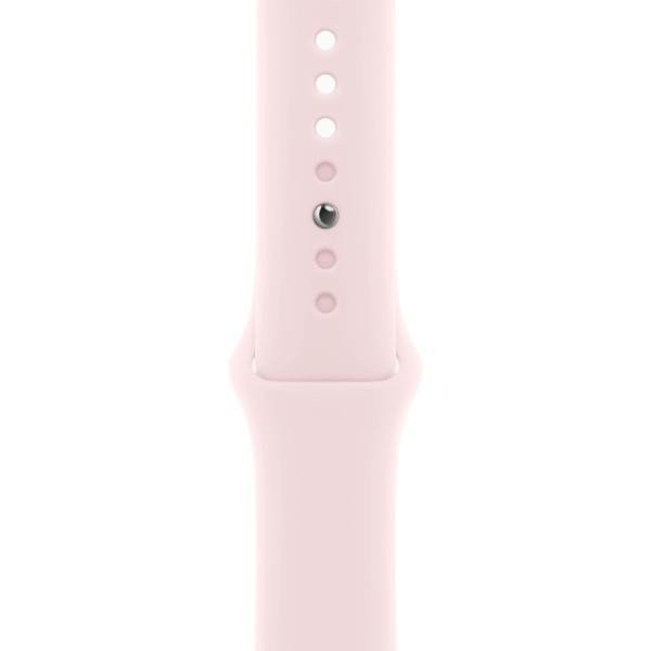 Смарт-часы Apple Watch Series 9 GPS + Cellular 45mm Aluminum Case w. Light Pink Sport Band - M/L (MRML3)  Фото №2
