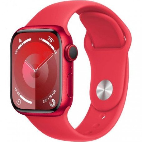 Смарт-годинник Apple Watch Series 9 GPS + Cellular 45mm PRODUCT RED Alu. Case w. PRODUCT RED S. Band - S/M (MRYE3)  Фото №0