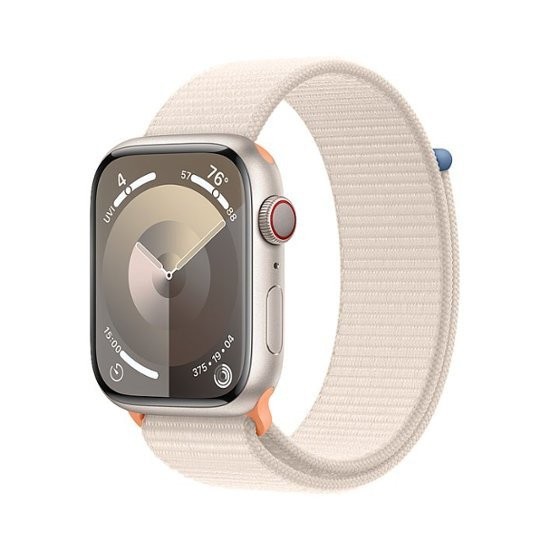 Смарт-часы Apple Watch Series 9 GPS + Cellular 45mm Starlight Alu. Case w. Starlight Sport Loop (MRMA3)  Фото №2