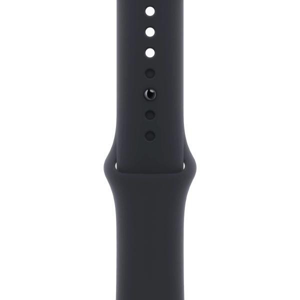 Смарт-годинник Apple Watch Series 9 GPS + Cellular 45mm Graphite S. Steel Case w. Midnight S. Band - M/L (MRMW3)  Фото №0