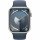 Смарт-годинник Apple Watch Series 9 GPS + Cellular 45mm Silver Aluminum Case w. Storm Blue Sport Band - S/M (MRMG3)  Фото №0