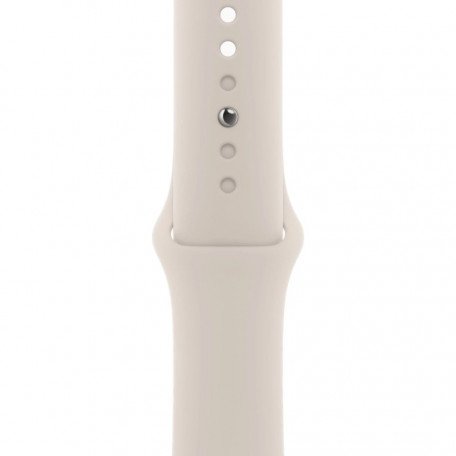 Смарт-годинник Apple Watch Series 9 GPS + Cellular 45mm Starlight Alu. Case w. Starlight Sport Band - S/M (MRM83)  Фото №1