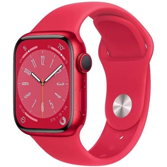 Смарт-часы Apple Watch Series 8 GPS 45mmчасы Apple Watch Series 8 GPS 45mm PRODUCT RED Aluminum Case w. PRODUCT RED S. Band (MNP43)