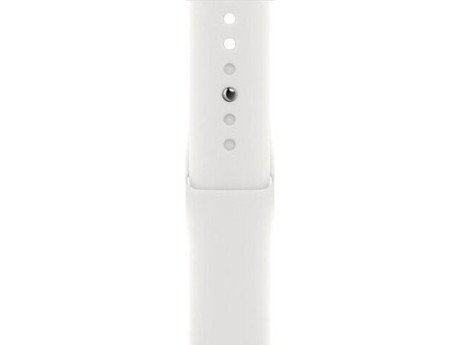 Смарт-годинник Apple Watch Series 8 GPS 45mm Silver Aluminum Case with White S. Band - S/M (MP6P3/MP6T3)  Фото №4