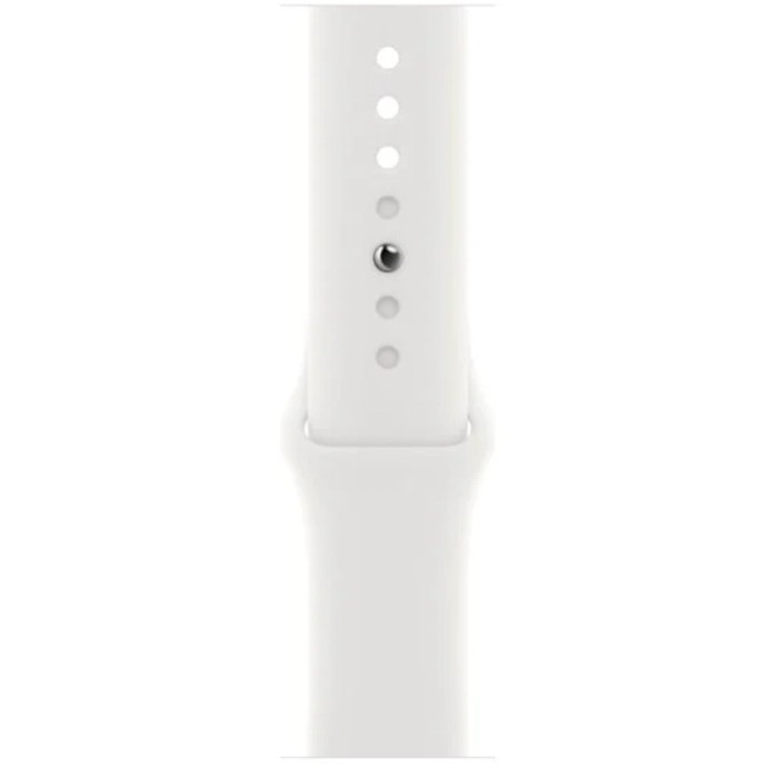 Смарт-часы Apple Watch Series 8 GPS 45mmчасы Apple Watch Series 8 GPS 45mm Silver Aluminum Case with White S. Band - S/M (MP6P3/MP6T3)  Фото №2