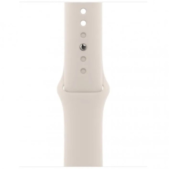 Смарт-часы Apple Watch Series 7 GPS + Cellular 41mm Starlight Aluminum Case With Starlight Sport Band (MKH83)  Фото №1
