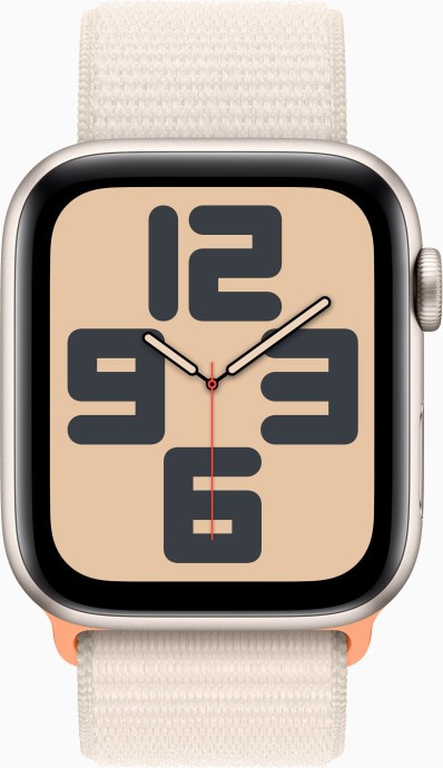 Смарт-годинник Apple Watch SE 2 GPS + Cellular 44mm Starlight Aluminum Case w. Starlight Sport Loop (MRH13/MRH23)  Фото №4