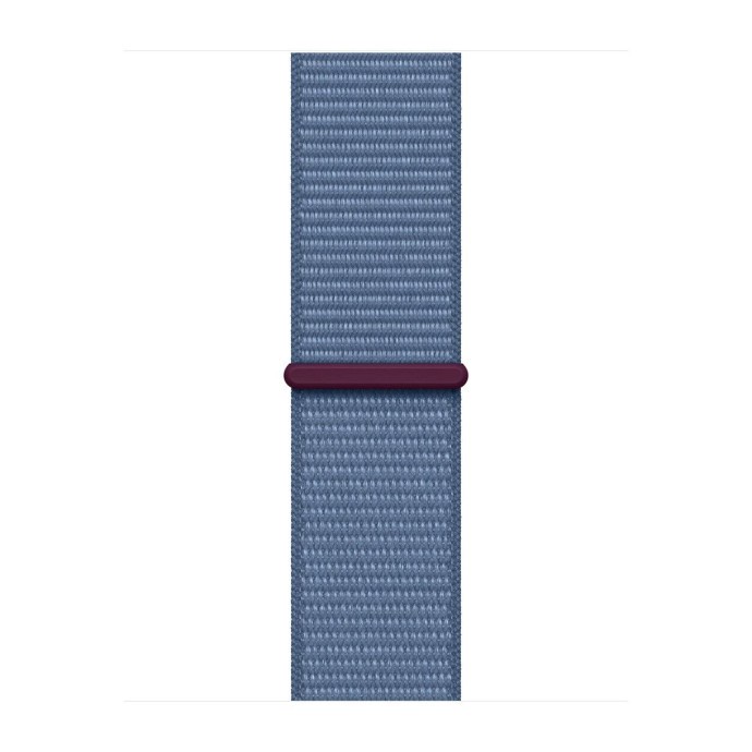 Смарт-годинник Apple Watch Series 9 GPS 41mm Starlight Aluminum Case w. Winter Blue Sport Loop (MR9K3)  Фото №0