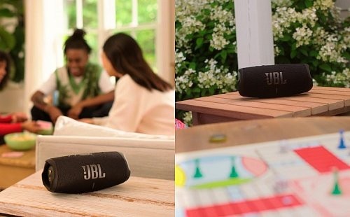Портативна колонка JBL Charge 5 WI-FI Midnight Black (JBLCHARGE5WIFIBLK)  Фото №8