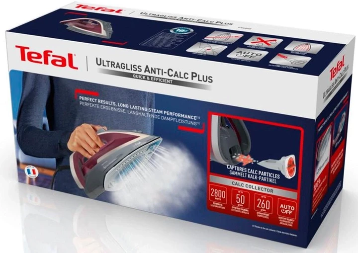 Утюг с паром Tefal Ultragliss Plus FV6840 (FV6840E0)  Фото №8