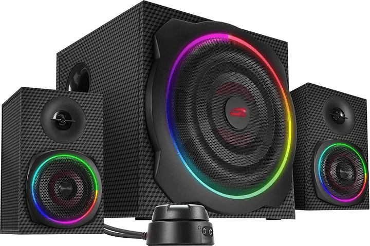 Акустическая система SpeedLink GRAVITY 2.1 CARBON RGB (4027301380262)  Фото №1
