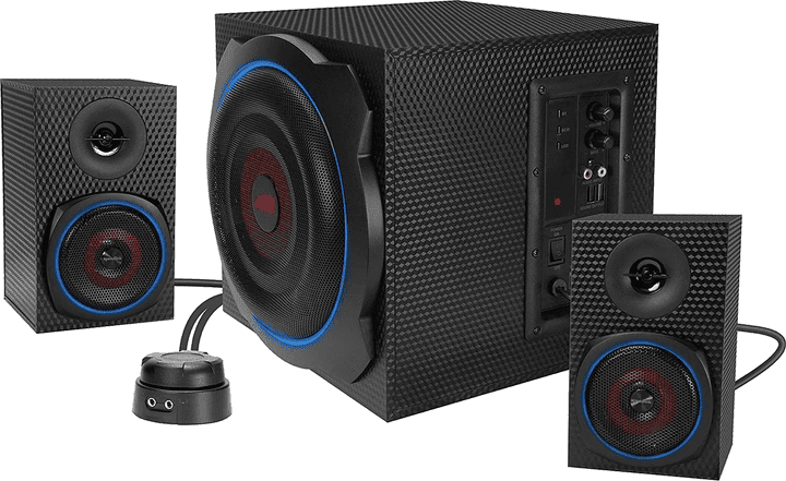 Акустическая система SpeedLink GRAVITY 2.1 CARBON RGB (4027301380262)  Фото №2