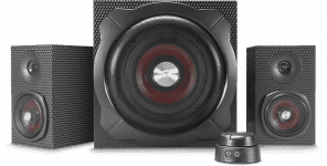 Акустическая система SpeedLink GRAVITY 2.1 CARBON RGB (4027301380262)