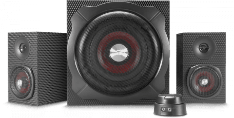 Акустическая система SpeedLink GRAVITY 2.1 CARBON RGB (4027301380262)