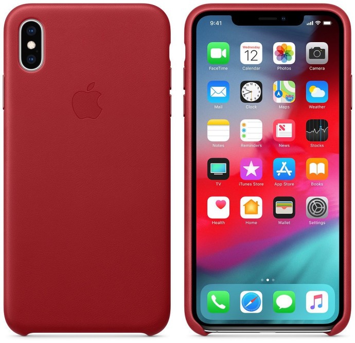Чохол для смартфона Apple iPhone XS Max Silicone Case - PRODUCT RED (MRWH2)  Фото №1