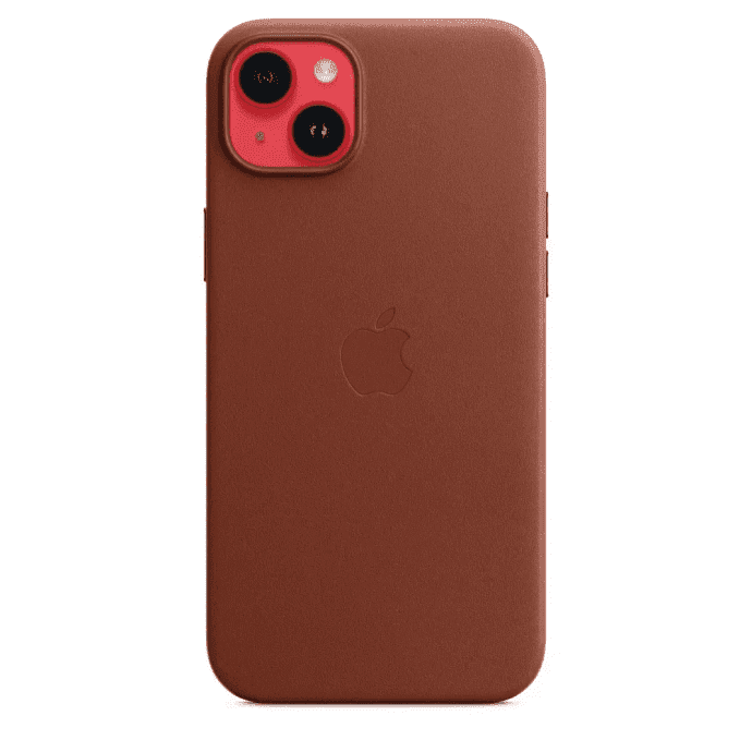 Чехол для смартфона Apple iPhone 14 Plus Leather Case with MagSafe - Umber (MPPD3)  Фото №1