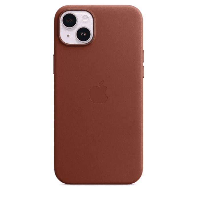 Чехол для смартфона Apple iPhone 14 Plus Leather Case with MagSafe - Umber (MPPD3)  Фото №2