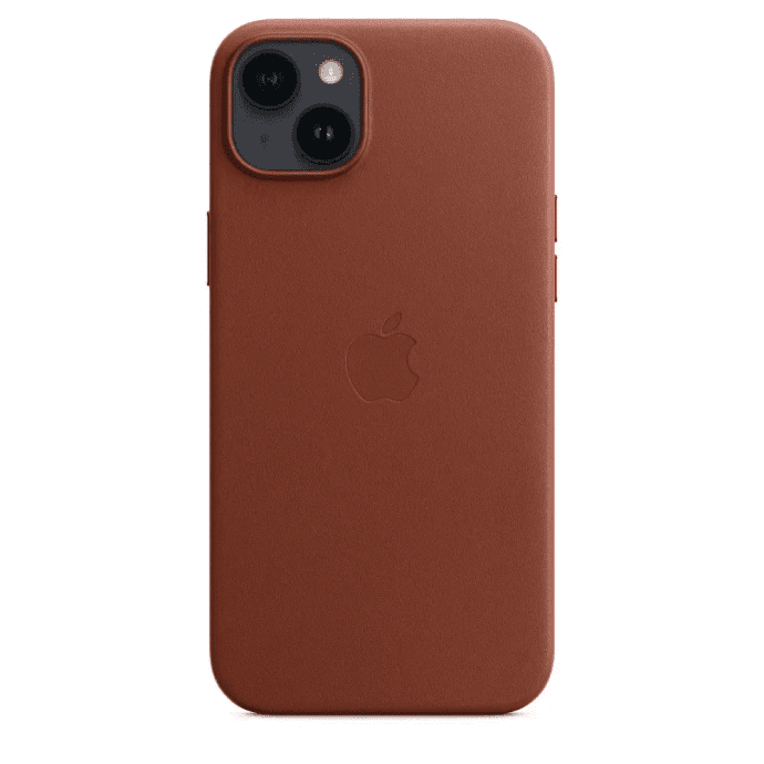 Чехол для смартфона Apple iPhone 14 Plus Leather Case with MagSafe - Umber (MPPD3)  Фото №3