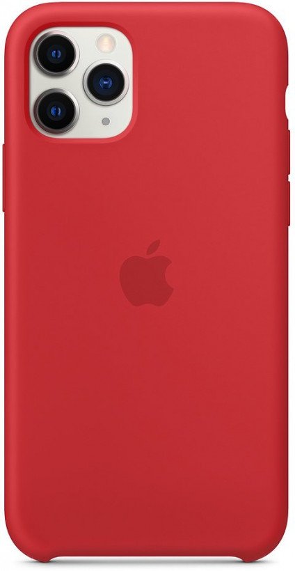 Чохол для смартфона Apple iPhone 11 Pro Silicone Case - PRODUCT RED (MWYH2)  Фото №3