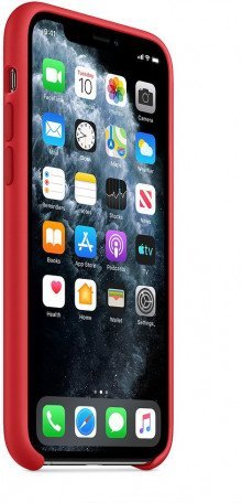 Чохол для смартфона Apple iPhone 11 Pro Silicone Case - PRODUCT RED (MWYH2)  Фото №4