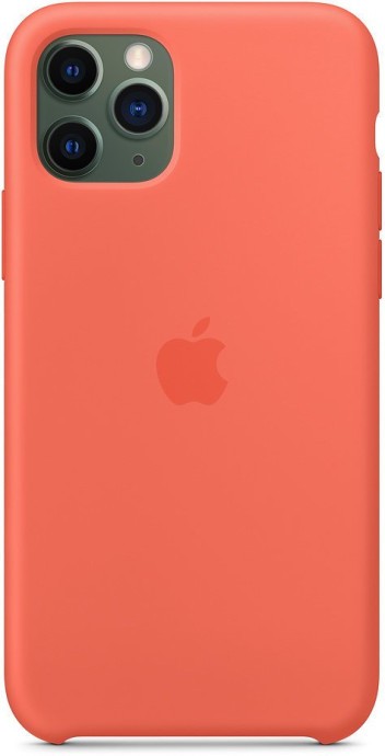 Чехол для смартфона Apple iPhone 11 Pro Silicone Case - Clementine/Orange (MWYQ2)  Фото №1
