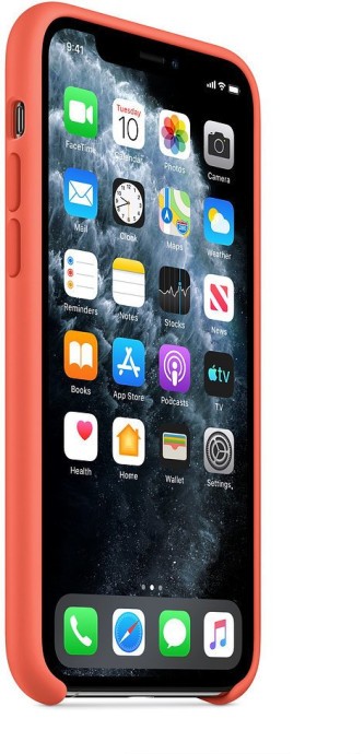 Чехол для смартфона Apple iPhone 11 Pro Silicone Case - Clementine/Orange (MWYQ2)  Фото №4