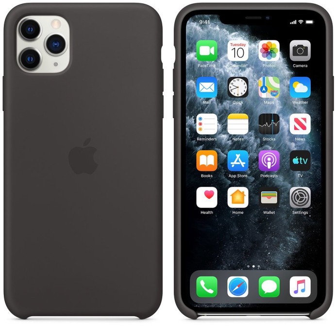 Чехол для смартфона Apple iPhone 11 Pro Max Silicone Case - Black (MX002)  Фото №0