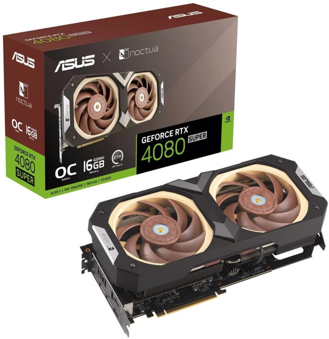 Видеокарта ASUS RTX4080S-O16G-NOCTUA  Фото №2