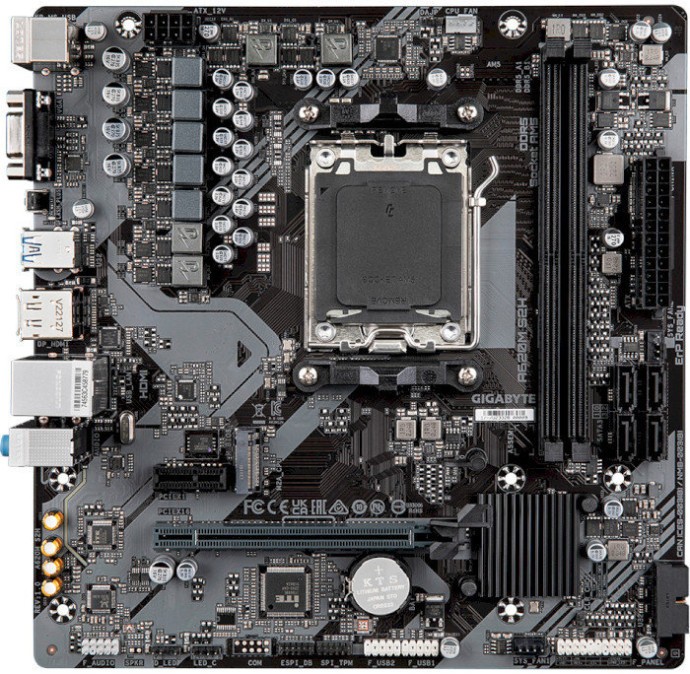 Материнська плата GIGABYTE A620M S2H  Фото №1