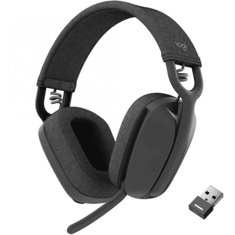 Навушники з мікрофоном Logitech Zone Vibe 125 Graphite (981-001126)  Фото №1