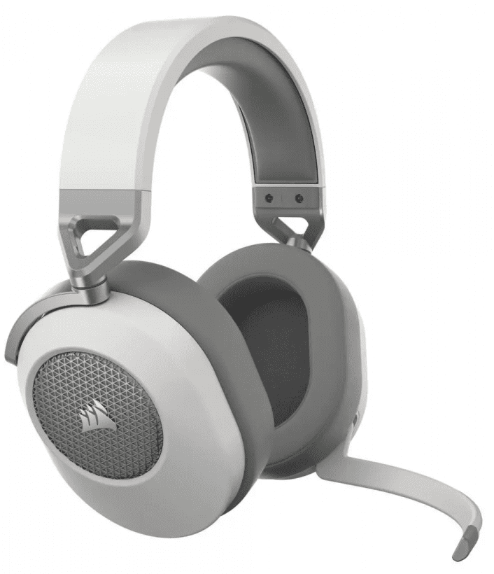 Наушники с микрофоном Corsair HS65 Wireless White (CA-9011286)  Фото №1