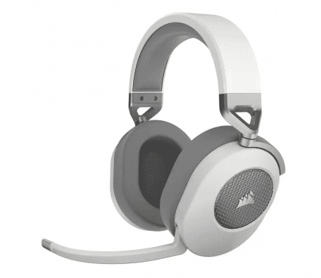 Наушники с микрофоном Corsair HS65 Wireless White (CA-9011286)  Фото №0