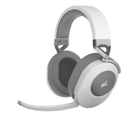 Навушники з мікрофоном Corsair HS65 Wireless White (CA-9011286)  Фото №0